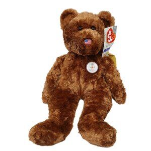 'Champion' the Beanie Buddy 2002 Fifa World Cup Korea Japan Brown Plush